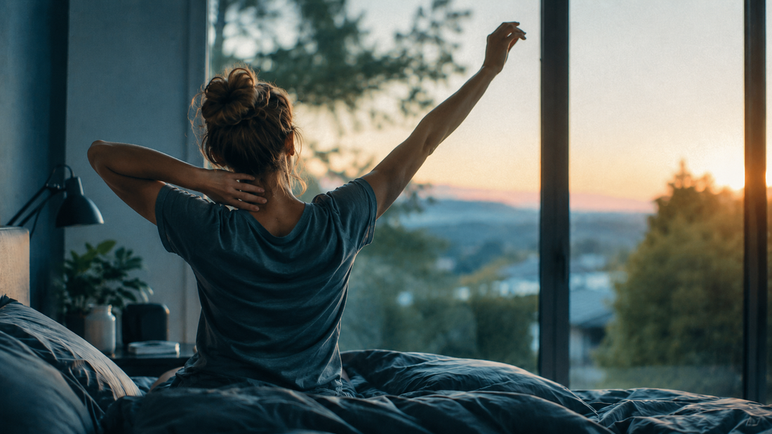 Schlaf verbessern mit einfachen Grundlagen: Erfahre, wie Schlafrhythmus, Licht, Bewegung, Ernährung und Abendroutine die Schlafqualität unterstützen können.