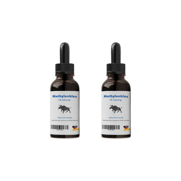 Methylenblau Lösung 1 % | 100 ml – Hochdosiert & Rein 2er Set